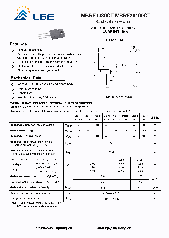 MBRF3060CT_4510686.PDF Datasheet
