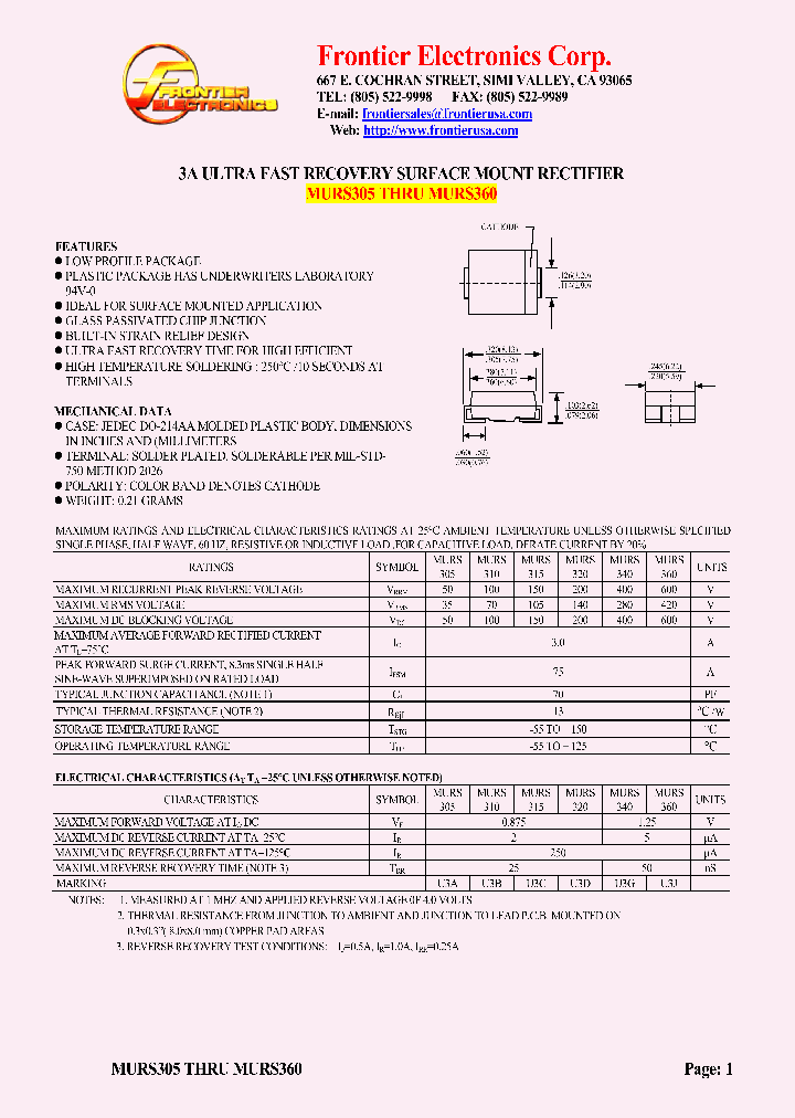 MURS310_4511090.PDF Datasheet