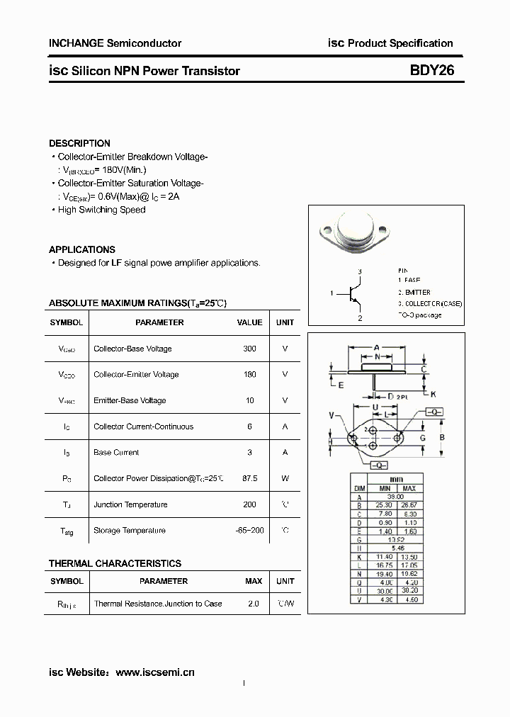 BDY26_4516804.PDF Datasheet