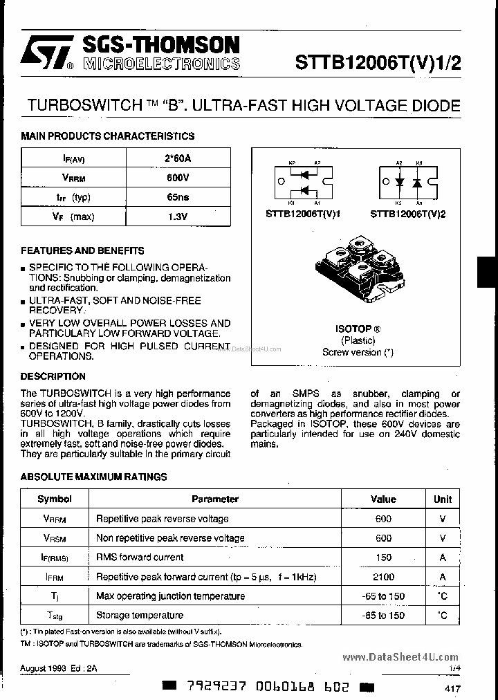 STTB12006TV1_4517530.PDF Datasheet