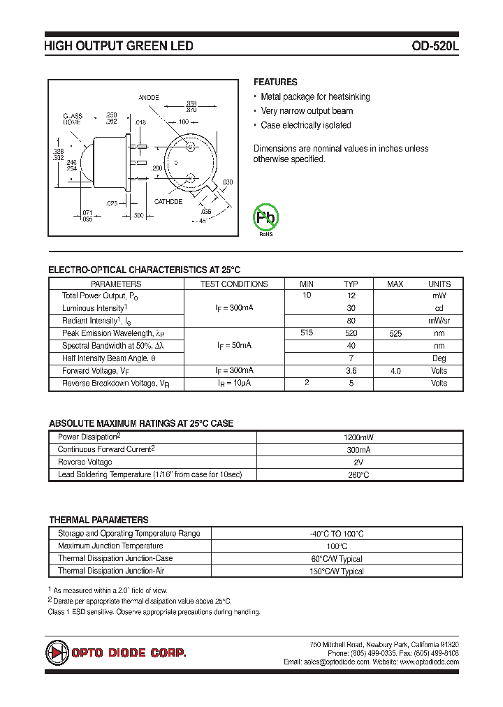 OD-520L_4520987.PDF Datasheet