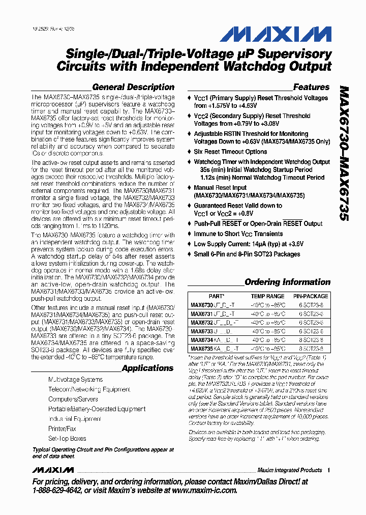 MAX6724UTWGD4_4531419.PDF Datasheet