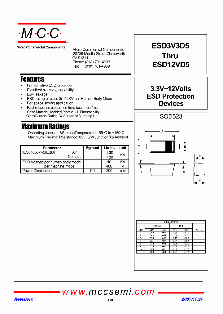 ESD3V12D5-TP_4533903.PDF Datasheet