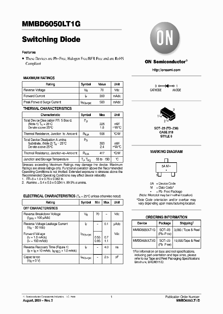 MMBD6050LT3G_4536077.PDF Datasheet