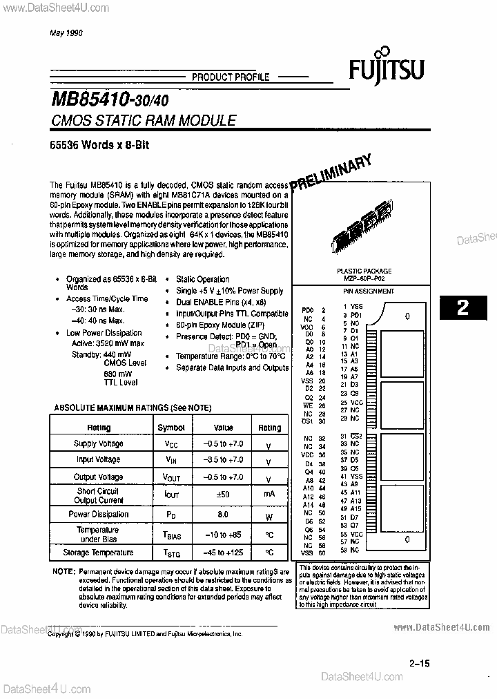 MB85410_4535195.PDF Datasheet
