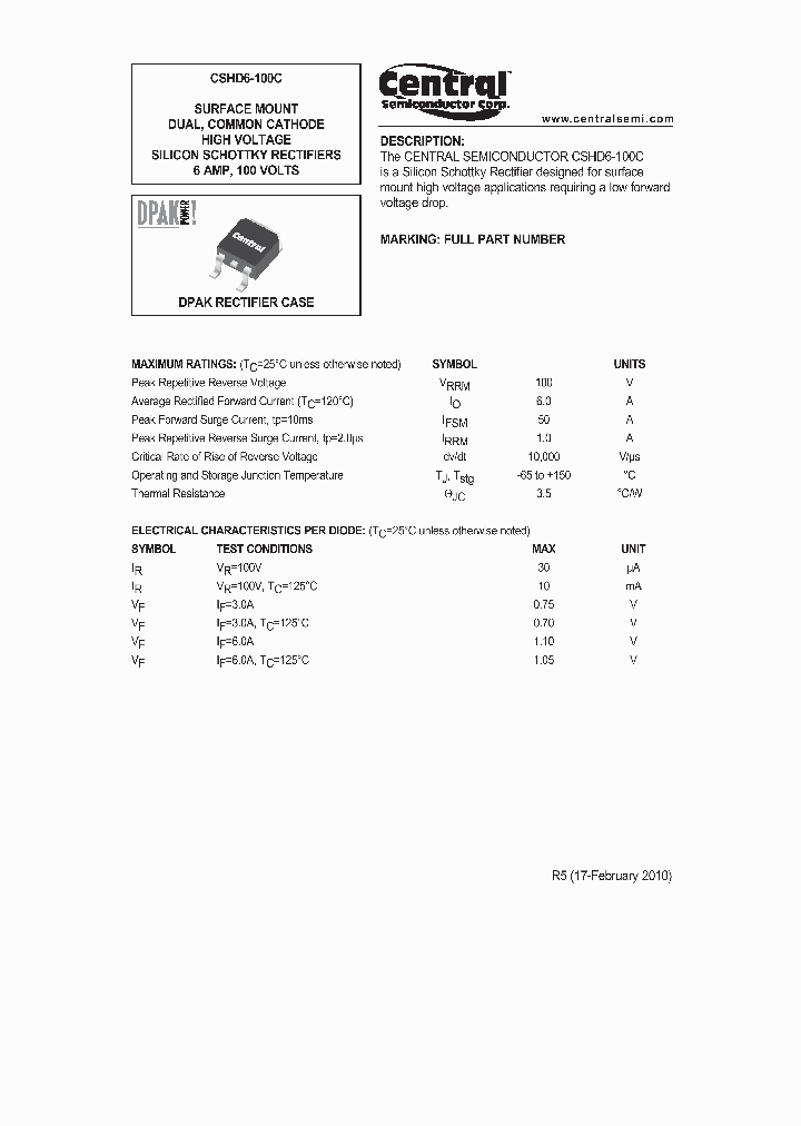 CSHD6-100C10_4535738.PDF Datasheet