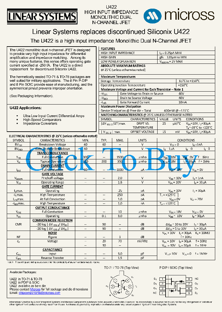 U422SOIC_4538050.PDF Datasheet