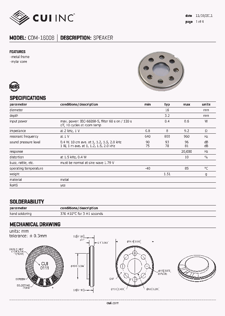 CDM-16008_4539508.PDF Datasheet