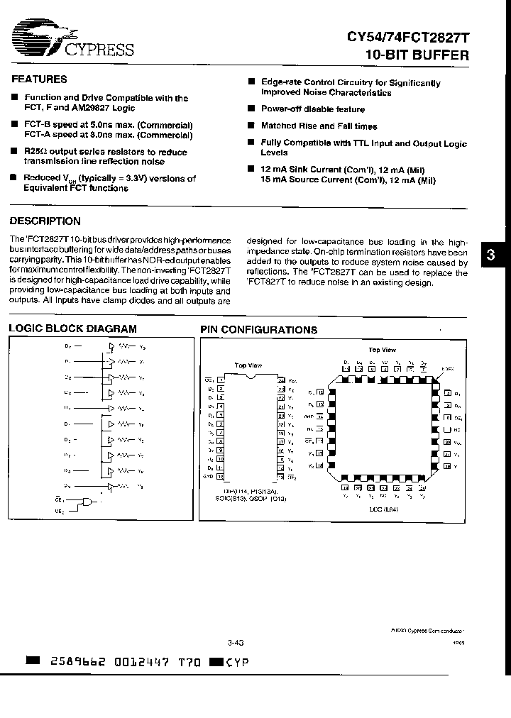 CY54FCT2827ATDM_4539949.PDF Datasheet