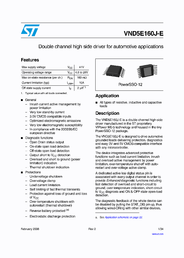 VND5E160JTR-E_4543662.PDF Datasheet