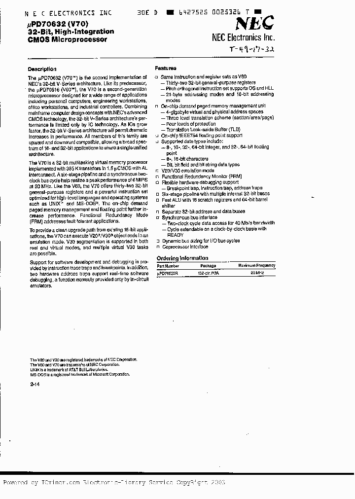 UPD70632R_4554620.PDF Datasheet