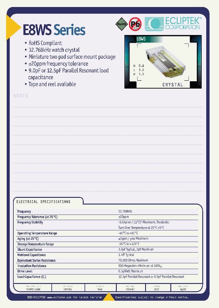 E8WSDC09-32768K_4557773.PDF Datasheet