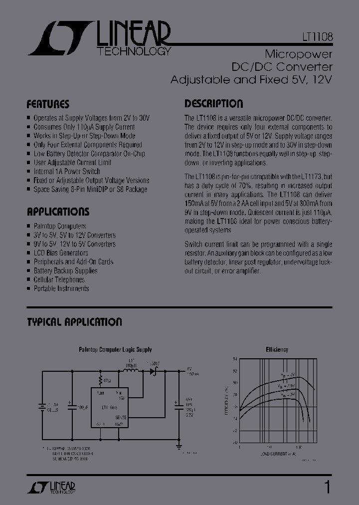 LT1108CS8-5PBF_4557333.PDF Datasheet