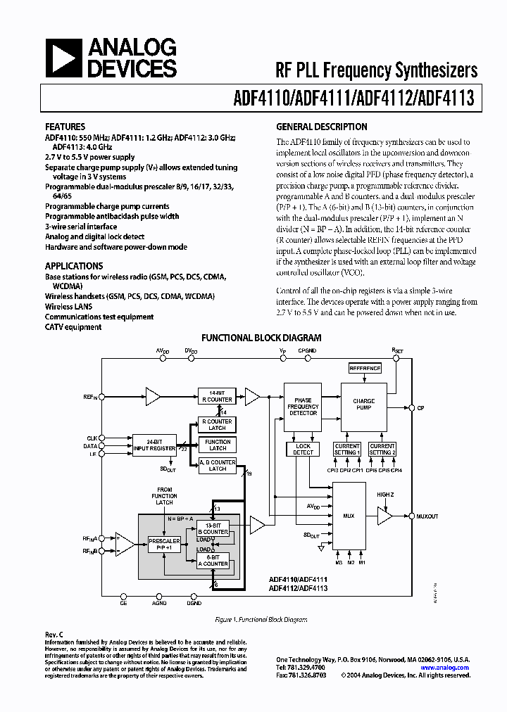 ADF4110BRU-REEL_4560578.PDF Datasheet