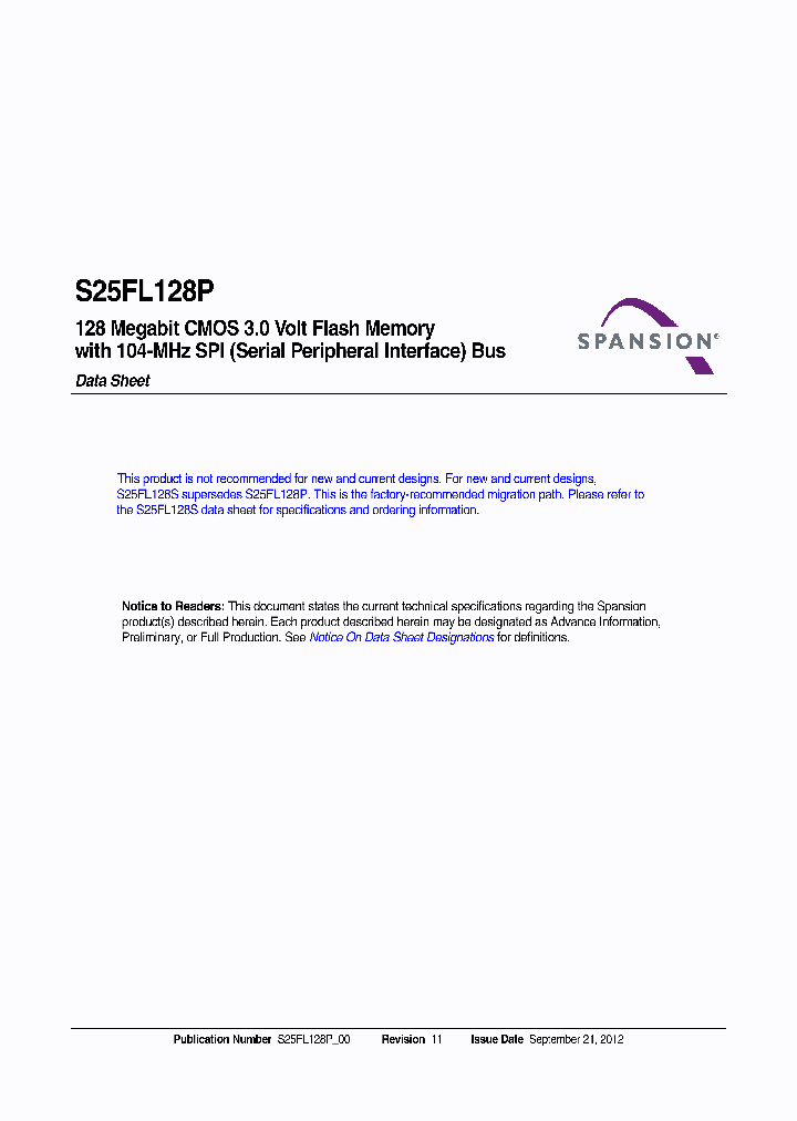 S25FL128P12_4563538.PDF Datasheet