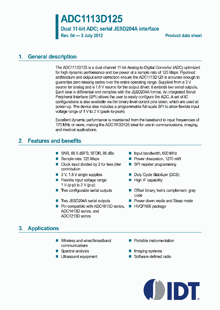 ADC1113D125_4564227.PDF Datasheet
