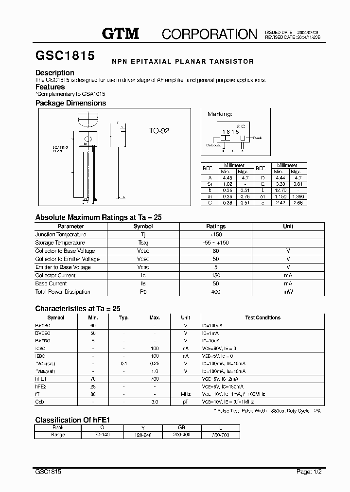 GSC1815_4565069.PDF Datasheet