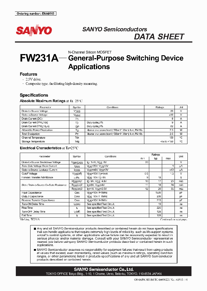 FW231A_4574533.PDF Datasheet
