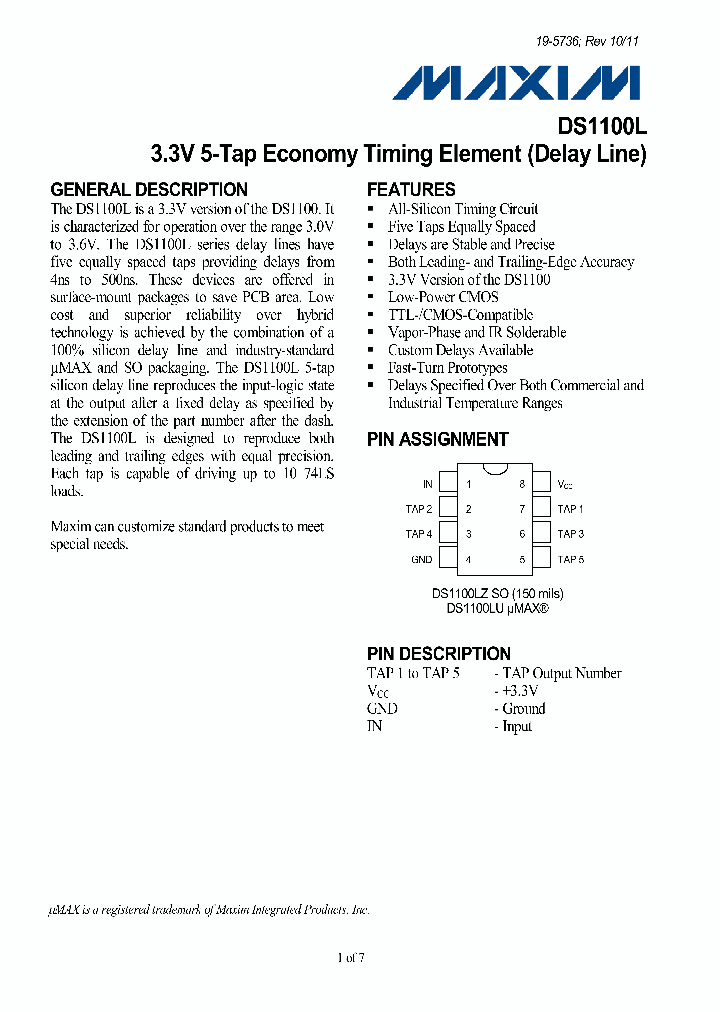 DS1100L_4571508.PDF Datasheet