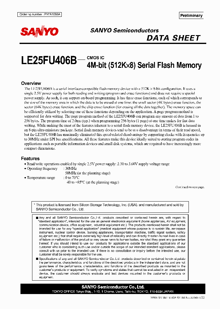 LE25FU406B_4571930.PDF Datasheet