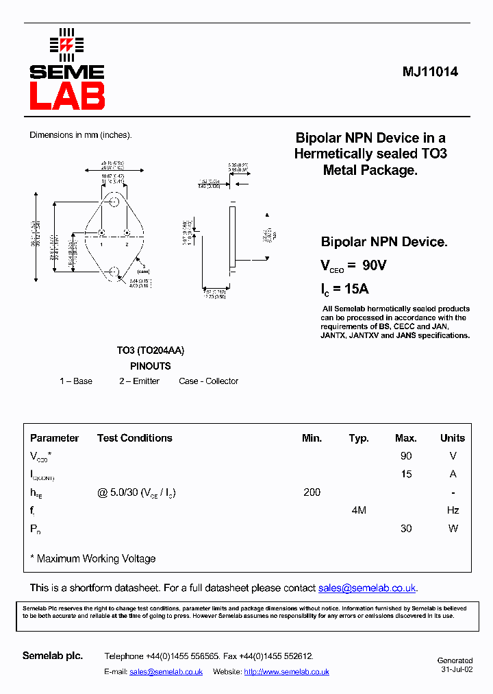 MJ11014_4575231.PDF Datasheet