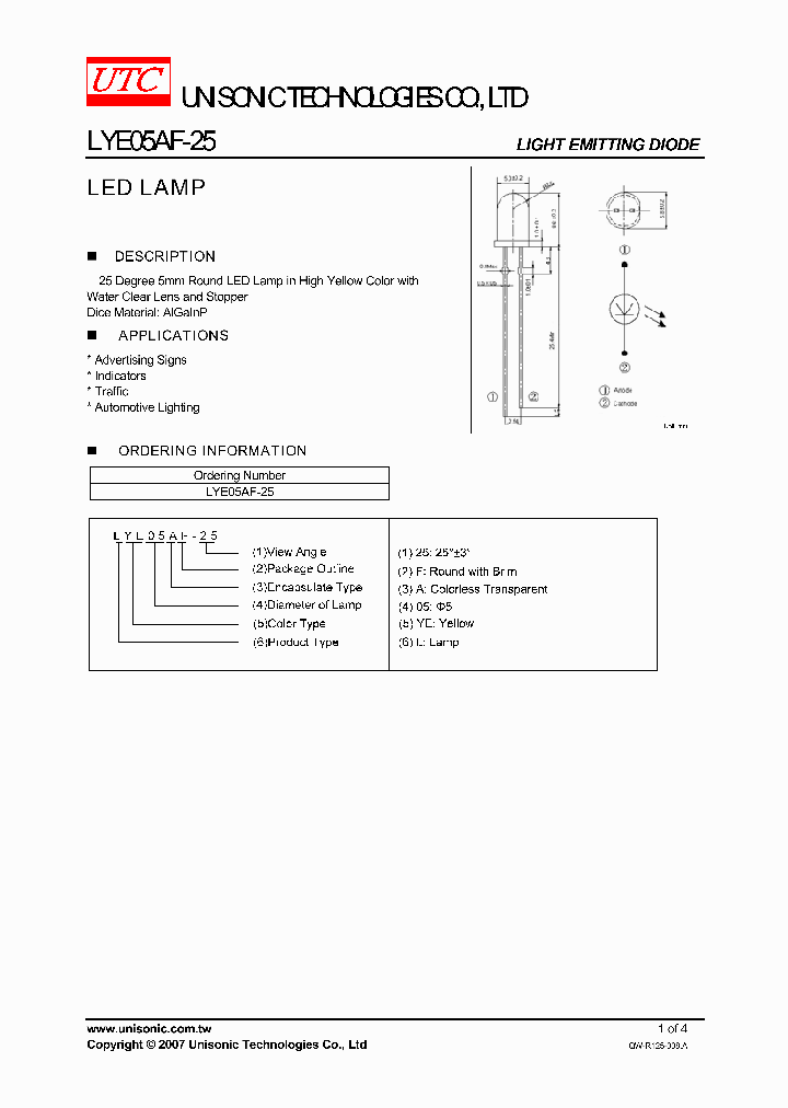 LYE05AF-25_4580031.PDF Datasheet