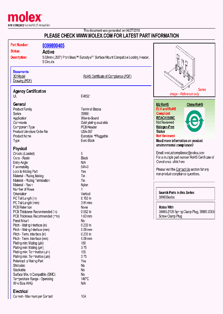 0399800405_4582915.PDF Datasheet