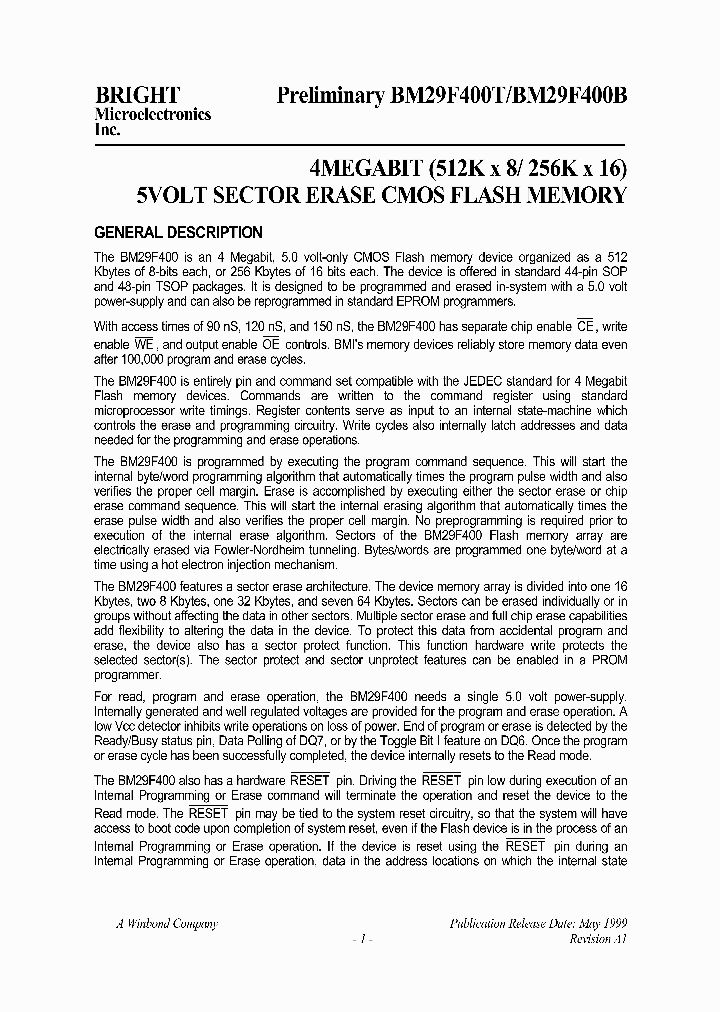 BM29F400B_4583606.PDF Datasheet