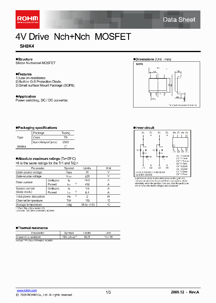 SH8K409_4584863.PDF Datasheet