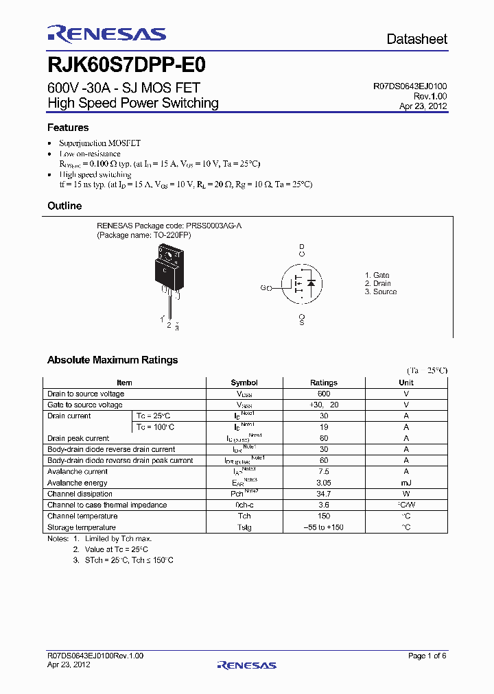 RJK60S7DPP-E0_4589975.PDF Datasheet