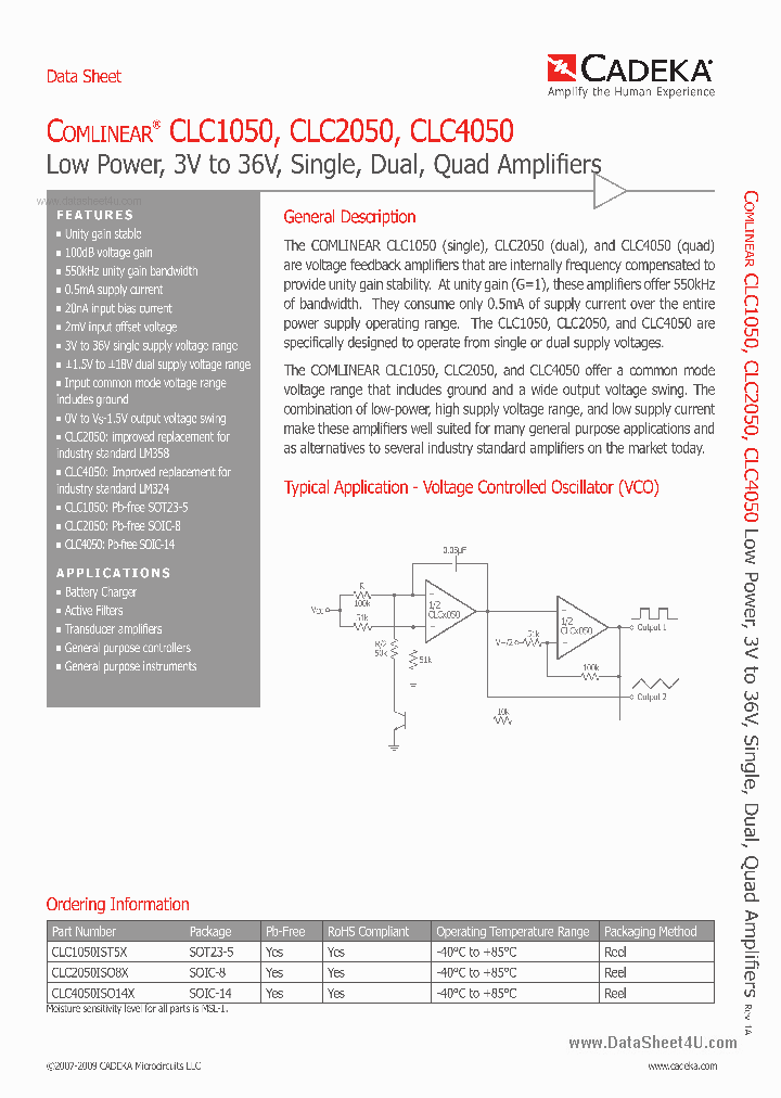 CLC1050_4590785.PDF Datasheet
