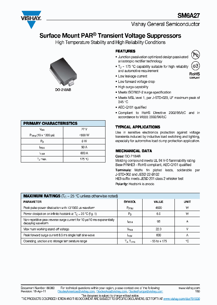 SM6A27_4591906.PDF Datasheet