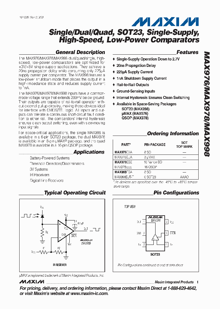 MAX97609_4593496.PDF Datasheet