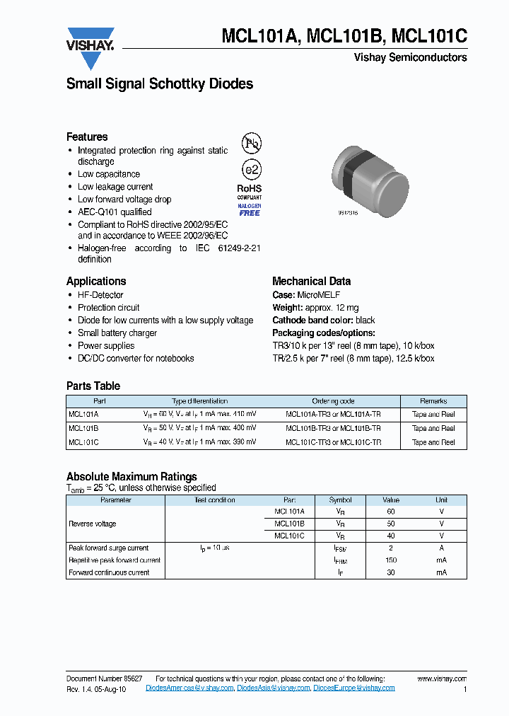 MCL101A10_4593974.PDF Datasheet