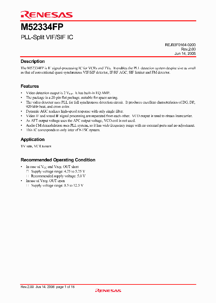 M52334FP_4594497.PDF Datasheet