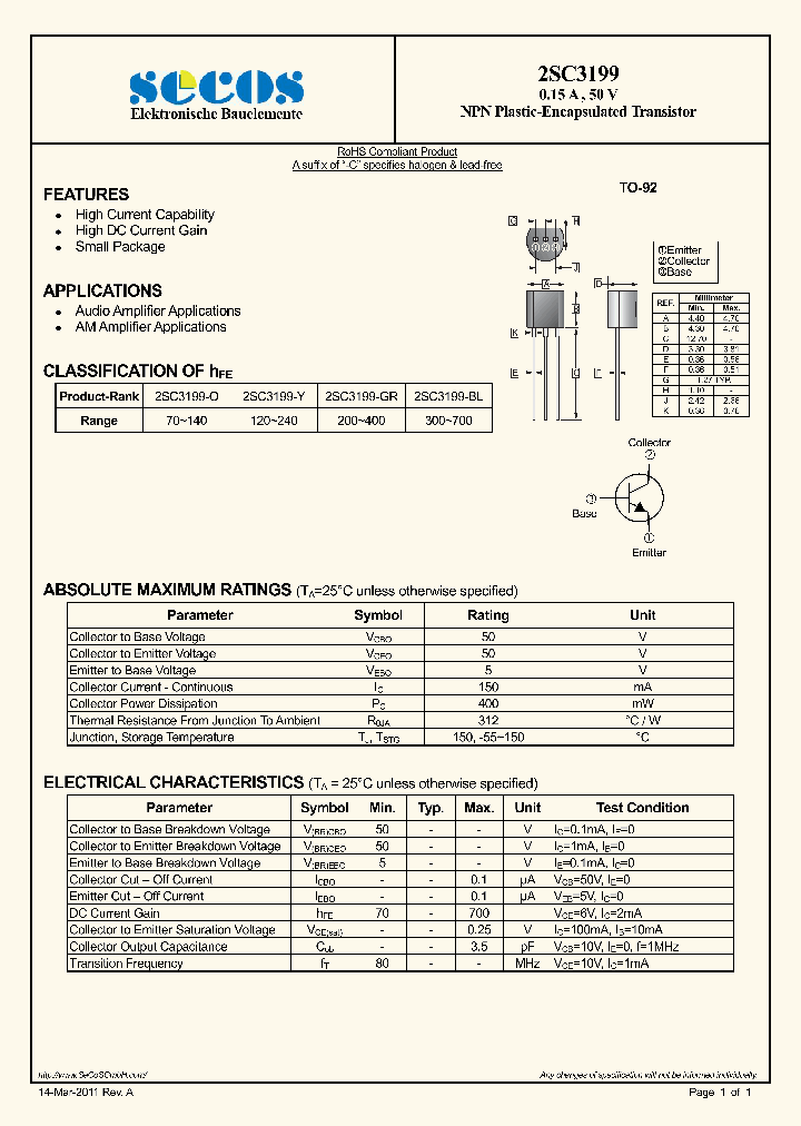 2SC3199_4595552.PDF Datasheet