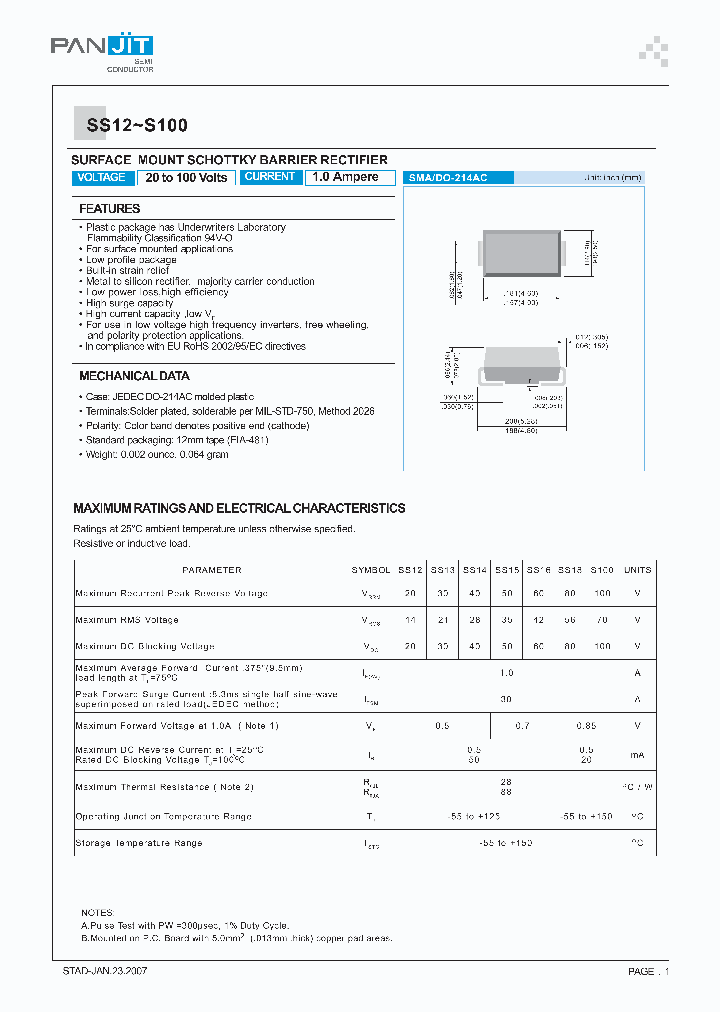 SS100_4596899.PDF Datasheet