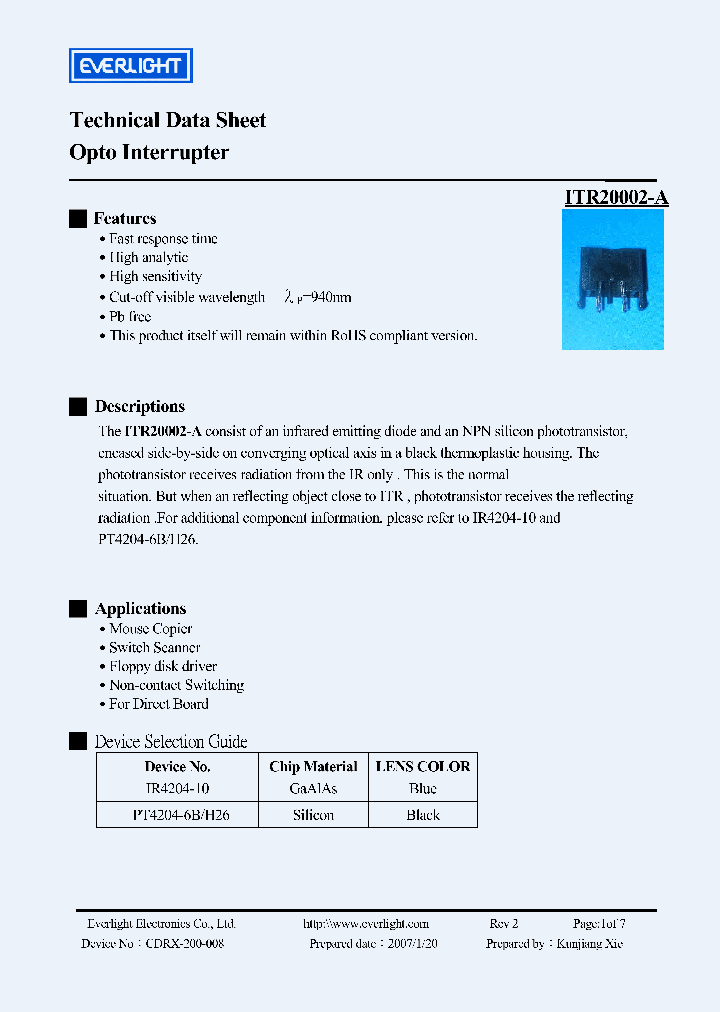 IR4204-10_4597330.PDF Datasheet