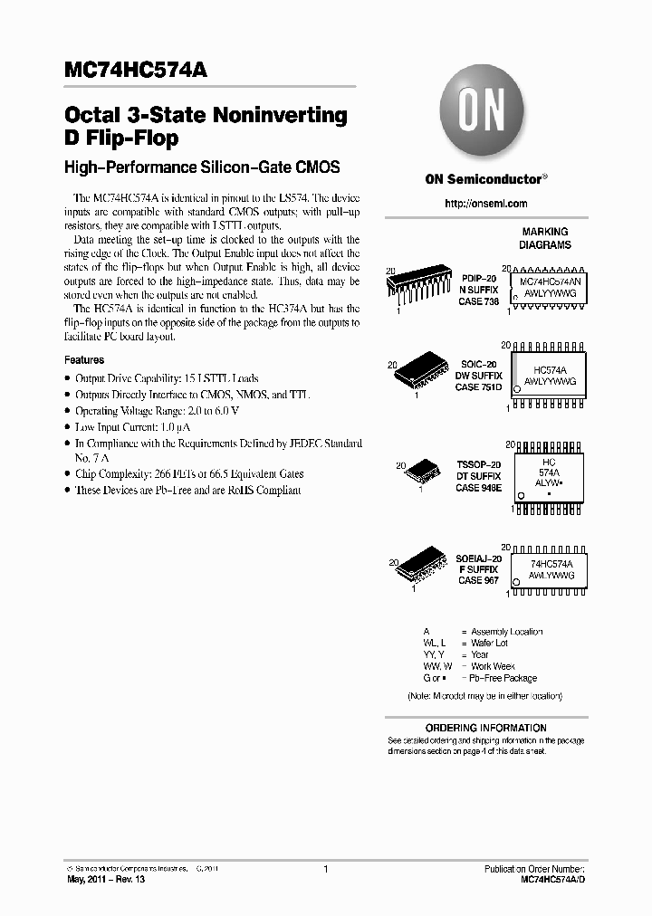 MC74HC574ADTR2G_4598595.PDF Datasheet