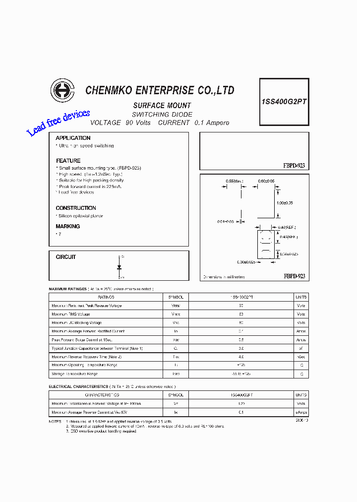 1SS400G2PT_4599545.PDF Datasheet