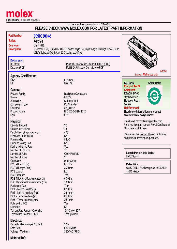 0850030048_4600931.PDF Datasheet