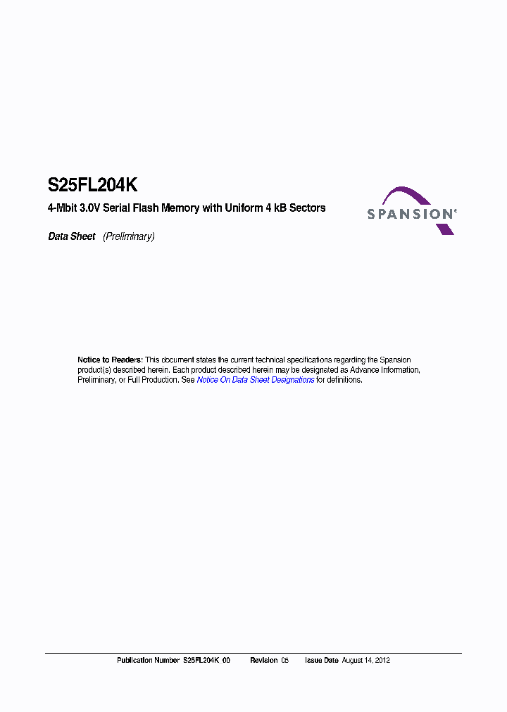 S25FL204K_4603404.PDF Datasheet