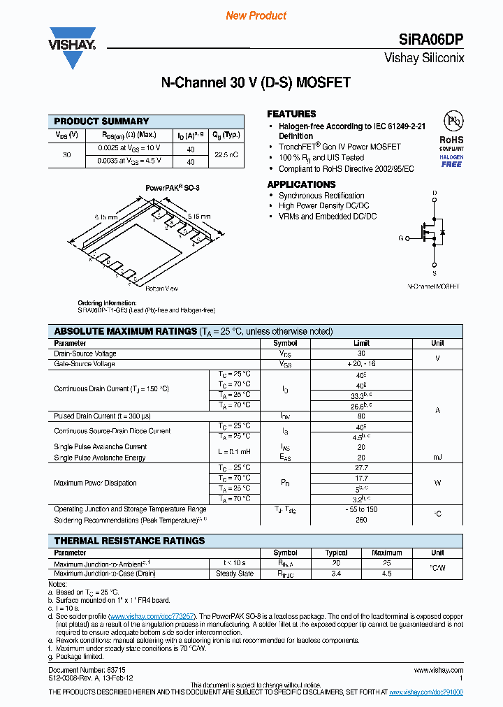 SIRA06DP_4603594.PDF Datasheet