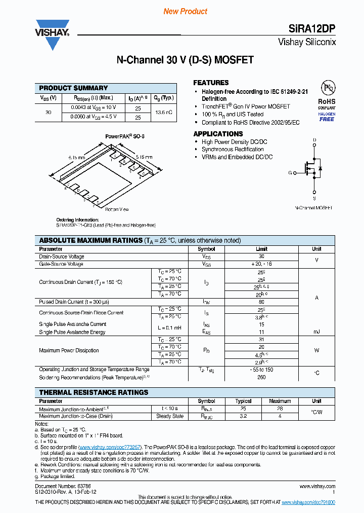 SIRA12DP_4603596.PDF Datasheet