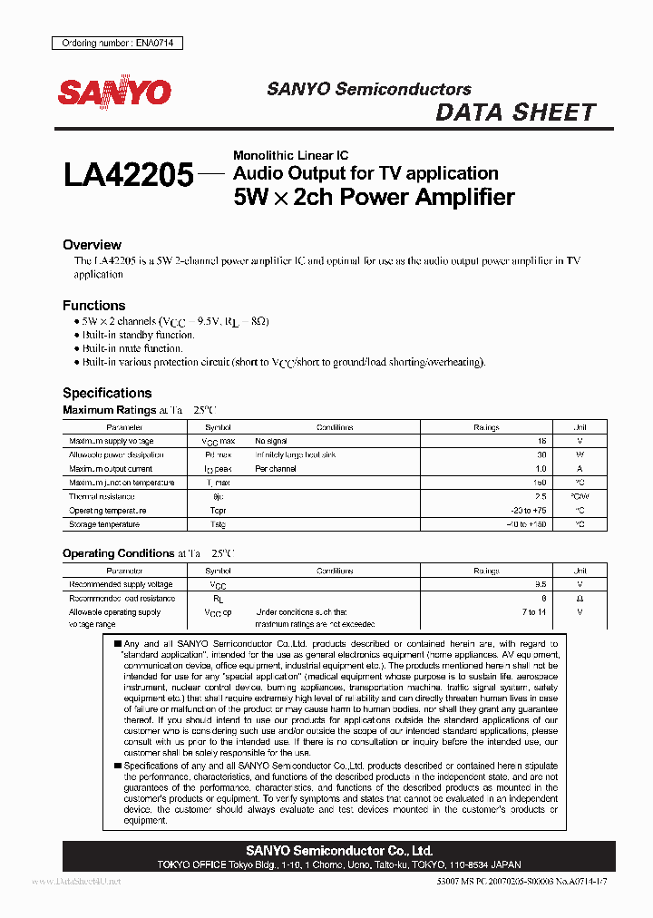 LA42205_4604294.PDF Datasheet