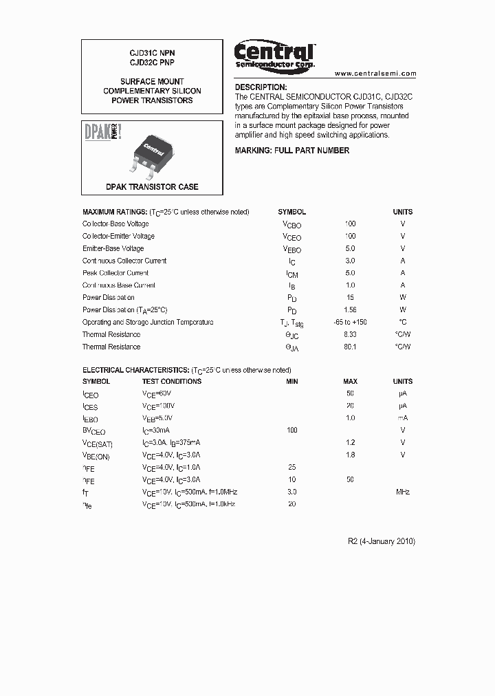 CJD32C_4604670.PDF Datasheet