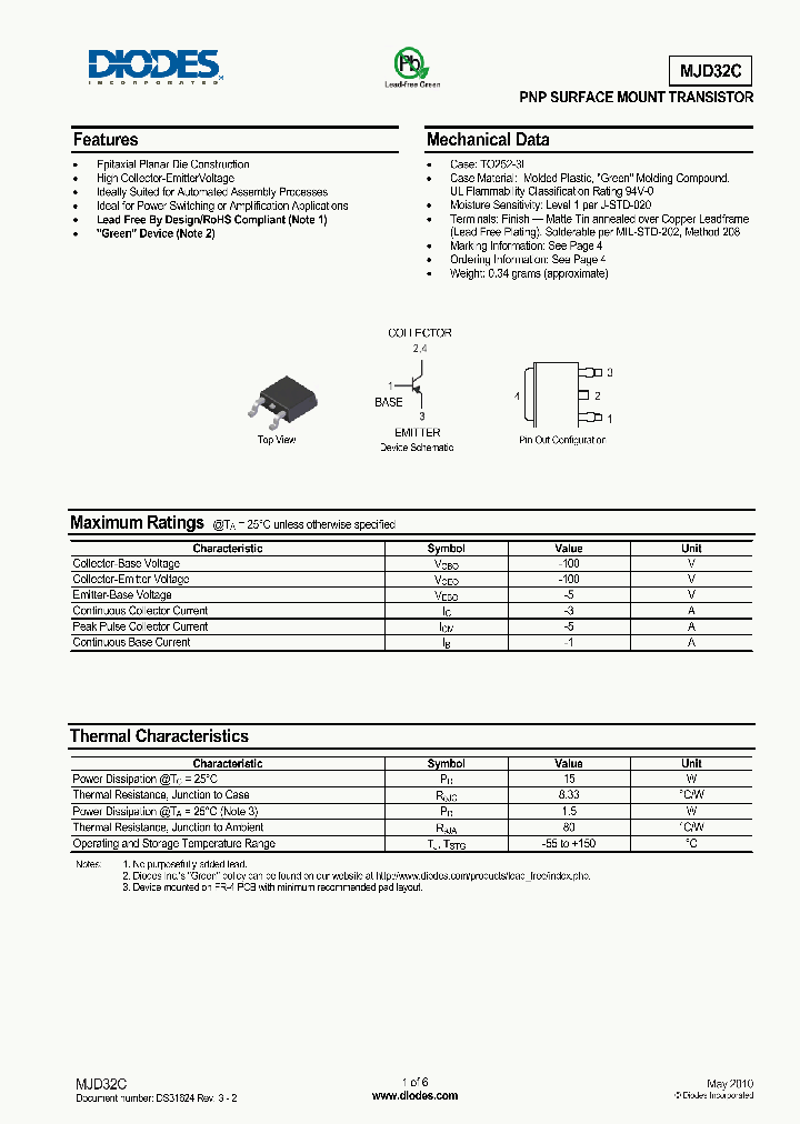 MJD32C_4604678.PDF Datasheet