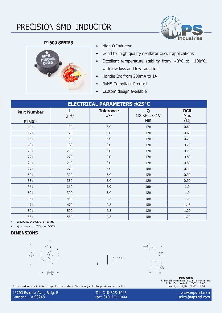 P1600_4610839.PDF Datasheet