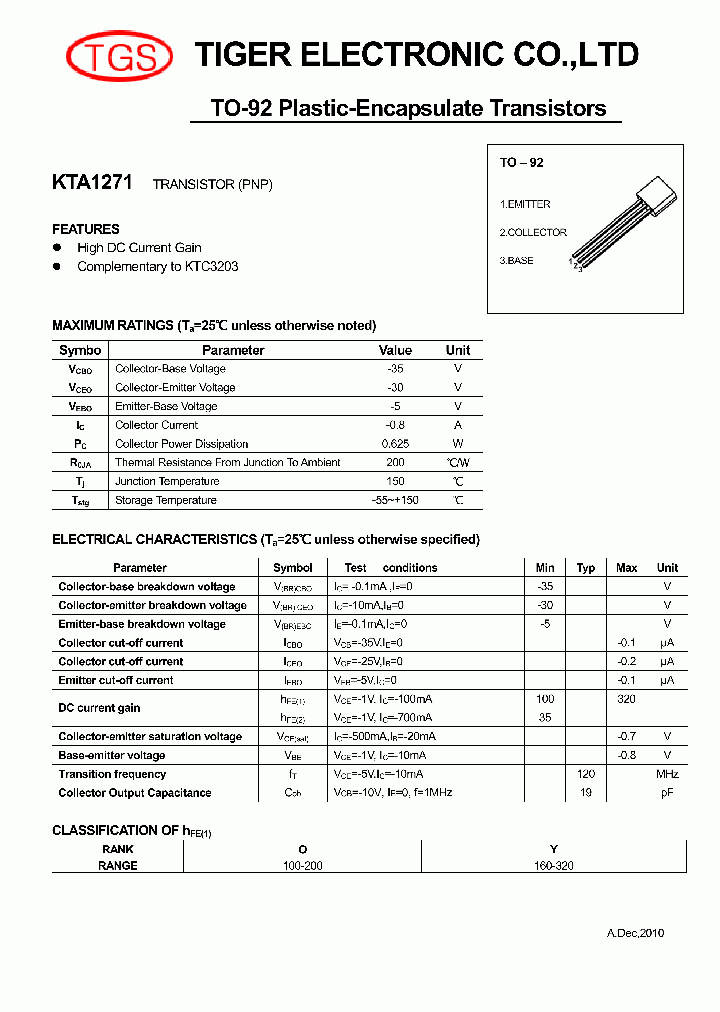 KTA1271_4611035.PDF Datasheet