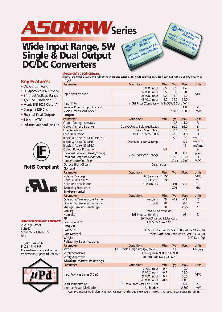 A511RW_4611071.PDF Datasheet